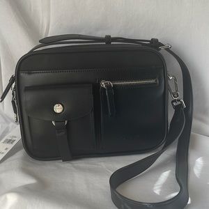 Calvin Klein Rossa Crossbody Black and Silver